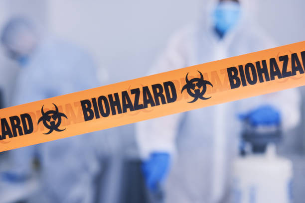 Professional Biohazard Cleanup technician working in Agoura Hills, CA